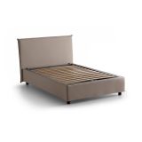 Letto piazza e mezza Anissa, adatto per materasso Cm 120x200, Tortora