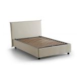 Letto piazza e mezza Anyta, adatto per materasso Cm 120x190, Beige