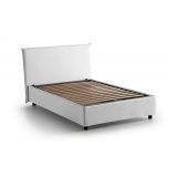 Letto piazza e mezza Anyta, adatto per materasso Cm 120x190, Bianco