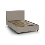 Letto piazza e mezza April, adatto per materasso Cm 120x200, Tortora