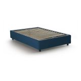 Letto piazza e mezza Ariba, adatto per materasso Cm 120x190, Blu