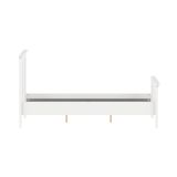 Letto piazza e mezza Armungia, 172x213 h110 cm, Bianco