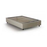 Letto piazza e mezza Asid, adatto per materasso Cm 120x190, Beige