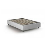 Letto piazza e mezza Asid, adatto per materasso Cm 120x190, Bianco