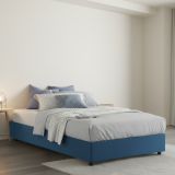 Letto piazza e mezza Asid, adatto per materasso Cm 120x190, Blu