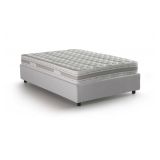 Letto piazza e mezza Atar, con materasso Cm 120x190 incluso, Bianco