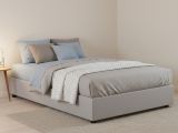Letto piazza e mezza Atar, con materasso Cm 120x190 incluso, Bianco