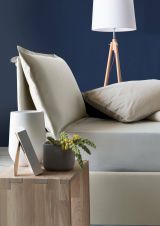 Letto piazza e mezza Attinia, con materasso Cm 120x190 incluso, Beige