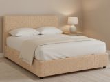 Letto Piazza e Mezza Beige Sfoderabile Contenitore, Dimensione Materasso 120x190 cm - Ciconio