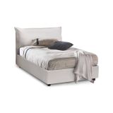 Letto piazza e mezza Cistus, con materasso Cm 120x190 incluso, Bianco