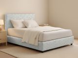 Letto Piazza e Mezza Grigio Chiaro Sfoderabile Contenitore, Dimensione Materasso 120x200 cm - Codevigo