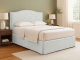 Letto Piazza e Mezza Grigio Chiaro Sfoderabile Contenitore, Dimensione Materasso 120x200 cm - Pogno