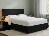 Letto Piazza e Mezza Grigio Scuro Sfoderabile Contenitore, Dimensione Materasso 120x190 cm - Cirie