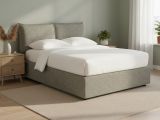 Letto Piazza e Mezza Grigio Sfoderabile Contenitore, Dimensione Materasso 120x190 cm - Rabbi