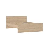 Letto piazza e mezza Gustava, 197x146 h80 cm, Rovere