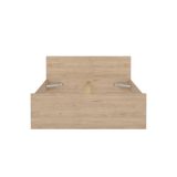 Letto piazza e mezza Gustava, 197x146 h80 cm, Rovere