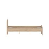 Letto piazza e mezza Gustava, 197x146 h80 cm, Rovere