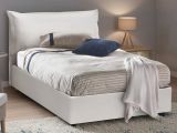 Letto piazza e mezza Latona, adatto per materasso Cm 120x190, Bianco