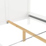 Letto piazza e mezza Phanfone, 158x201 h110 cm, Bianco