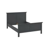 Letto piazza e mezza Phanfone, 158x201 h110 cm, Grigio