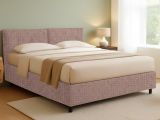 Letto Piazza e Mezza Rosa Antico Sfoderabile Contenitore, Dimensione Materasso 120x190 cm - Forli