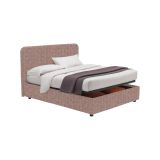 Letto Piazza e Mezza Rosa Antico Sfoderabile Contenitore, Dimensione Materasso 120x190 cm - Rodero