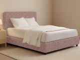 Letto Piazza e Mezza Rosa Antico Sfoderabile Contenitore, Dimensione Materasso 120x200 cm - Codevigo