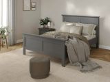 Letto piazza e mezza Umbert, 211x158 h110 cm, Grigio