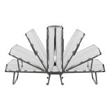 Letto Pieghevole Bianco Materasso Incluso Dimensione Materasso 80x190x10 cm, Imbottito - Nives