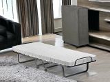 Letto Pieghevole Bianco Materasso Incluso Sfoderabile, Dimensione Materasso 80x190x10 cm - Nives