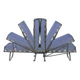 Letto Pieghevole blu Materasso Incluso Sfoderabile, Dimensione Materasso 80x190x10 cm - Peccioli