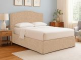Letto Singolo Beige Sfoderabile Contenitore, Dimensione Materasso 90x200 cm - Copparo