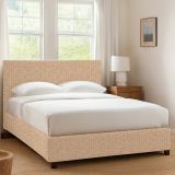 Letto Singolo Beige Sfoderabile Contenitore, Dimensione Materasso 90x200 cm - Maccagno