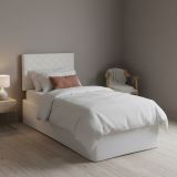 Letto singolo bianco 5x90cm rete inclusa - Accu