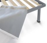 Letto singolo bianco 5x90cm rete inclusa - Accu