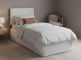 Letto singolo bianco 5x90cm rete inclusa - Accu