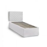 Letto singolo bianco 80x190cm materasso incluso - Ascra