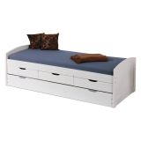 Letto Singolo Bianco Contenitore Dimensione Materasso 90x190 cm, Singolo - Spoltore