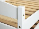 Letto Singolo Bianco Contenitore Singolo, - Anaunia