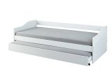 Letto Singolo Bianco Contenitore Singolo, - Granze