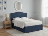 Letto Singolo blu Sfoderabile Contenitore, Dimensione Materasso 90x200 cm - Copparo