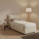 Letto singolo contenitore beige 105x205cm materasso incluso - Animal