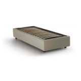 Letto singolo contenitore beige 95x205cm sfoderabile - Aquolina