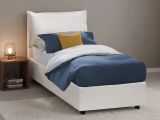 Letto singolo contenitore bianco 180x210cm rete inclusa - Adet