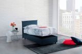 Letto singolo contenitore blu 105x215cm sfoderabile - Alder