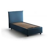 Letto singolo contenitore blu 95x205cm sfoderabile - Acuila