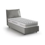 Letto singolo contenitore grigio 105x205cm in legno - Animal