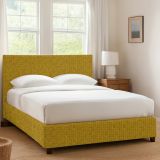 Letto Singolo Giallo Ocra Sfoderabile Contenitore, Dimensione Materasso 90x190 cm - Racines
