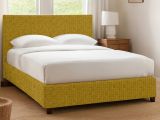 Letto Singolo Giallo Ocra Sfoderabile Contenitore, Dimensione Materasso 90x200 cm - Maccagno