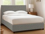 Letto Singolo Grigio Cenere Sfoderabile Contenitore, Dimensione Materasso 90x200 cm - Maccagno